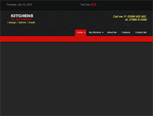 Tablet Screenshot of kitchensbyjohnpatterson.co.uk